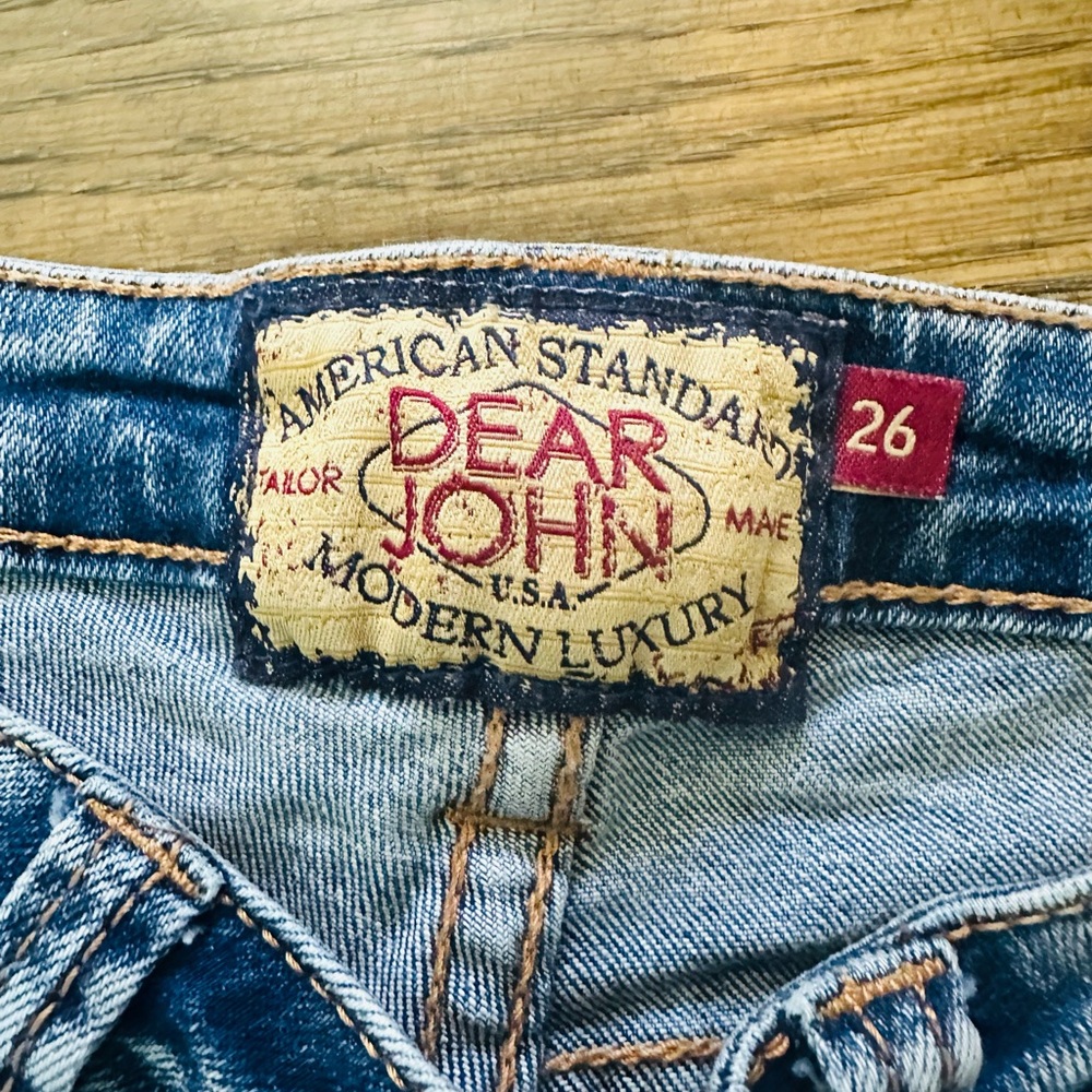 Dear John Blue Straight Leg Jeans